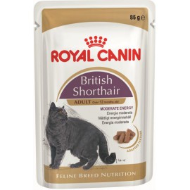 Royal Canin British Shorthair Adult (в соусе)-Влажный корм для британских короткошерстных кошек старше 12 месяцев